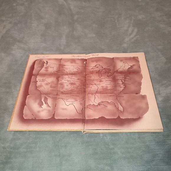 Large Illustrated Book The American West Royal Hassrick 1975 Explorers Cowboys - Picture 4 of 14